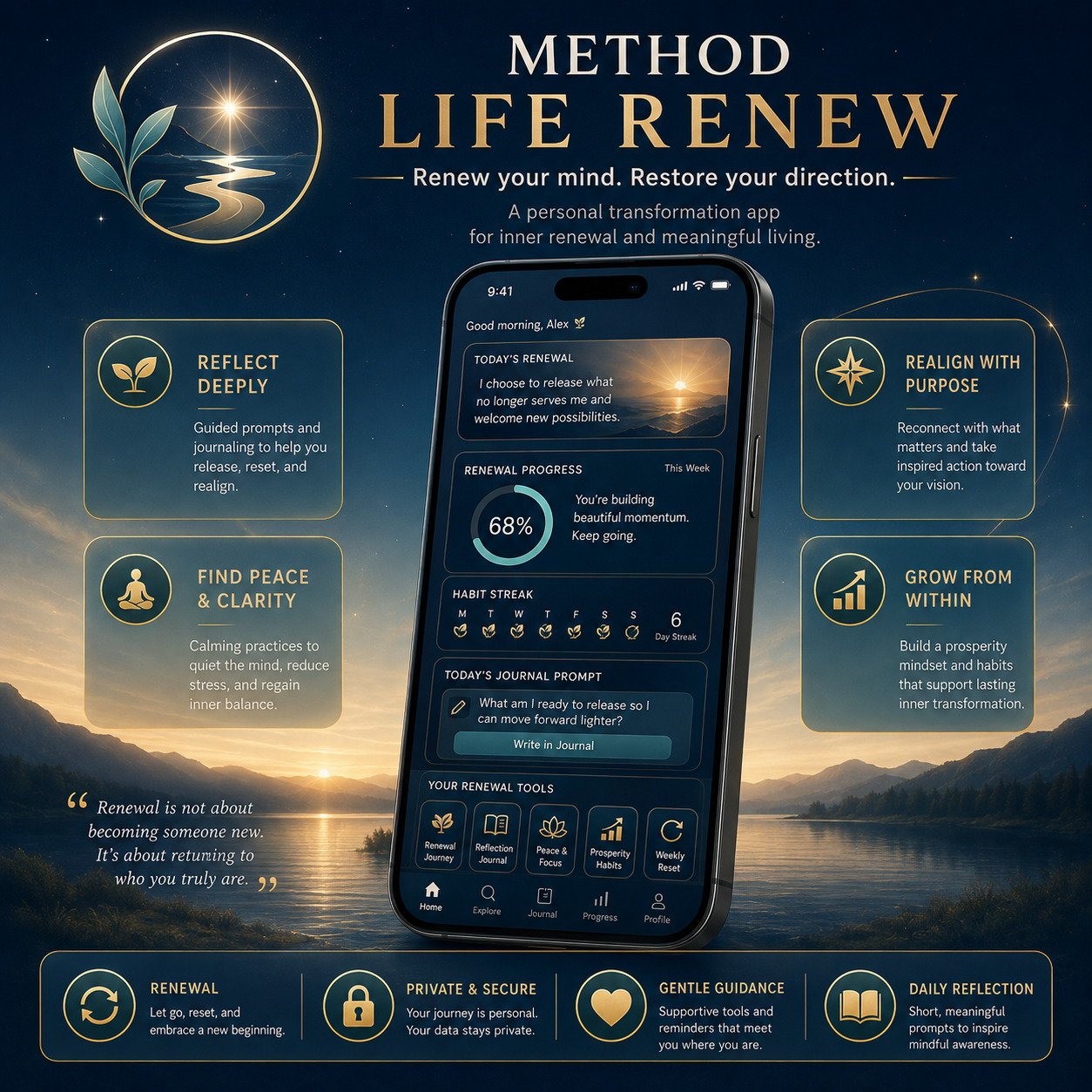 Personal reflection and life renewal framework